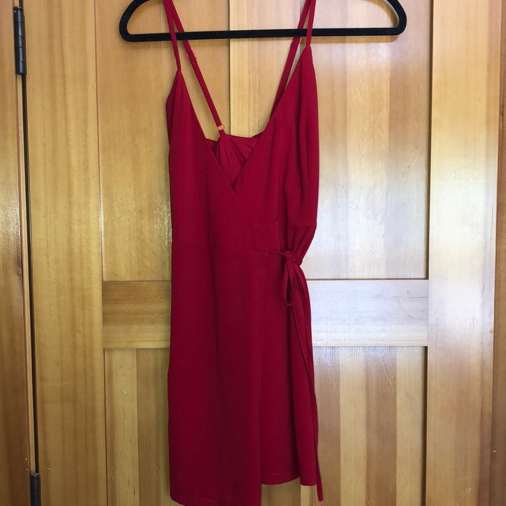 Red Cross over tie dress!